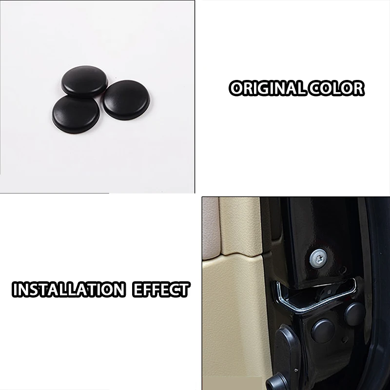 Автомобильный Стайлинг 12 шт. крышки для винтов двери наклейки Skoda Octavia A5 A7 2 Rapid Fabia