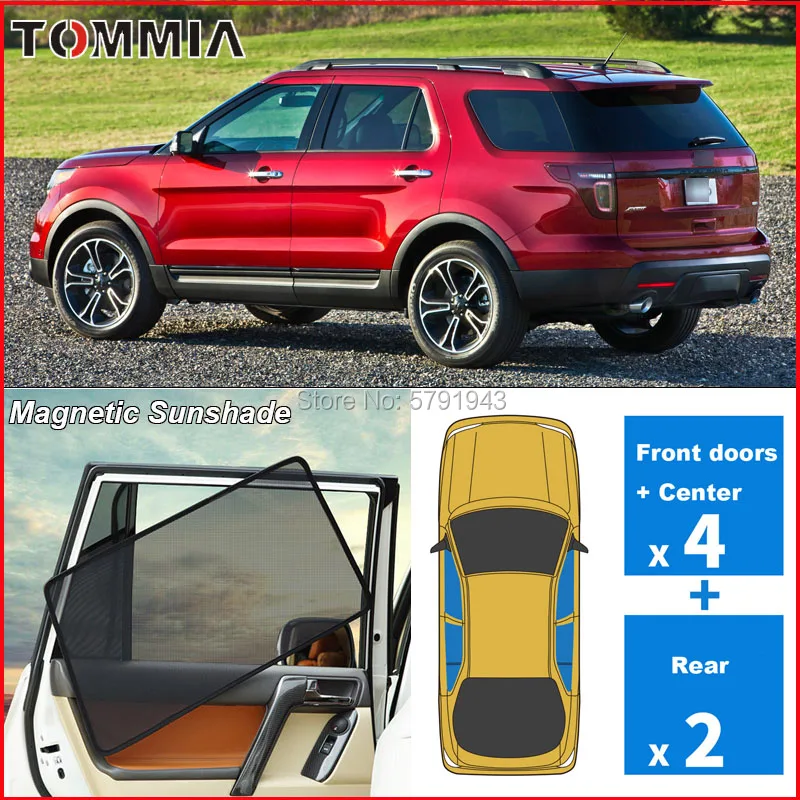 

Солнцезащитная сетка для окон автомобиля, магнитная, для ford explorer 2014-2020