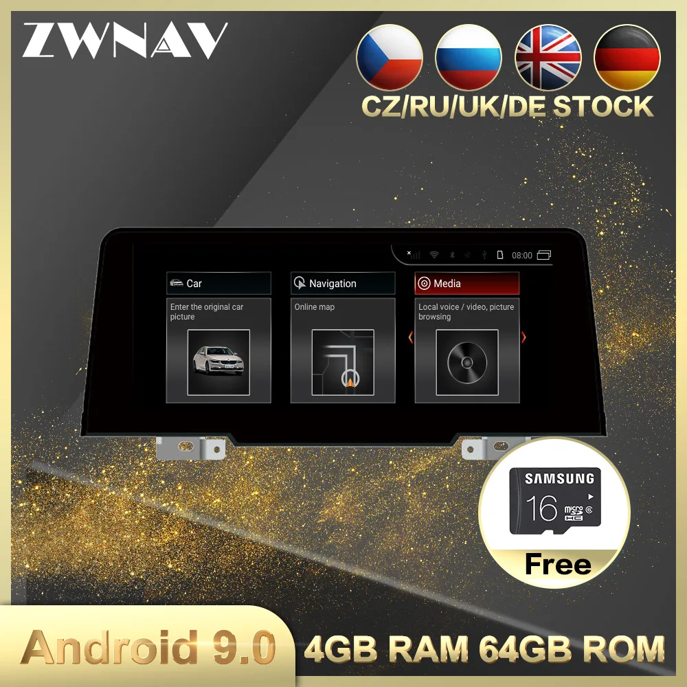 Автомагнитола 4G + 64G Android 9 0 стерео для BMW 1 серии F20/F21/F52 2 F22 F23 2018 Автомобильный