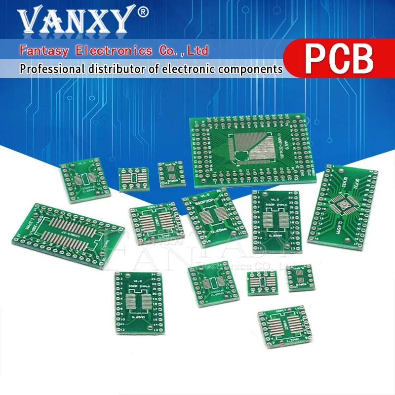 10 шт. печатная плата SMD поворот на DIP SOP MSOP SSOP TSSOP SOT23 SOP8 SOP14 SOP16 8 14 16 20 24 28 SMT для