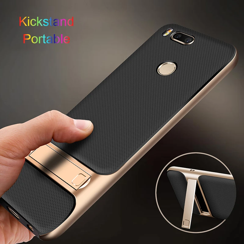 Чехлы на заднюю крышку мобильного телефона для Xiaomi mi 5X mi A1 Xiao mi 5X mi A1 силиконовый чехол 3D Kickstand 360 Защитный Чехол Броня Coque