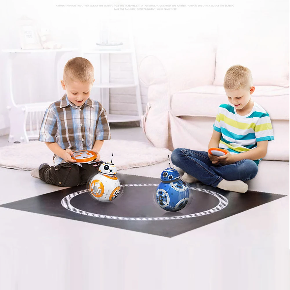 Звездные BB-8 войны RC робот пульт дистанционного управления BB8 фигурка монстра из фильма BB 8 мяч игрушка умный ребенок подарок на день рождения Быстрая