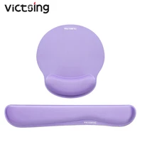 victsing pc237 ergonomic mouse pad keyboard wrist rest and mouse pad with wrist support comfortable memory foam keyboard pad set