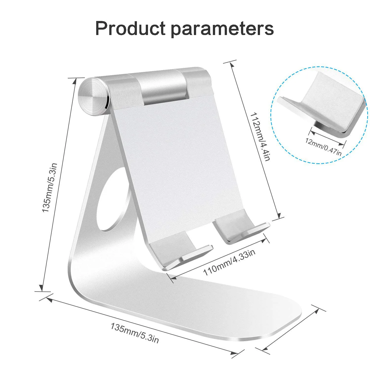 

Computer stent notebook aluminium alloy folding bracket