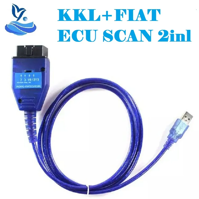 VAGKKL + FIATECUSCAN Ecu FTDI Интерфейс чип программное обеспечение для Vag Usb Тестовая линейка