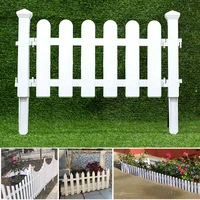 white pvc plastic fence european style for garden driveway gates christmas tree f2