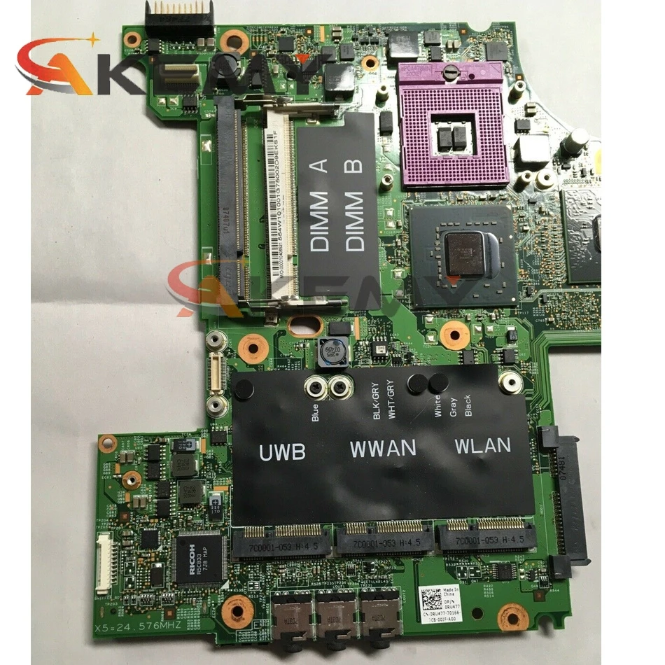 

Original Laptop motherboard For Dell XPS M1530 Mainboard CN-0F125F 0F125F 07212-3 965 G84-601-A2 DDR2