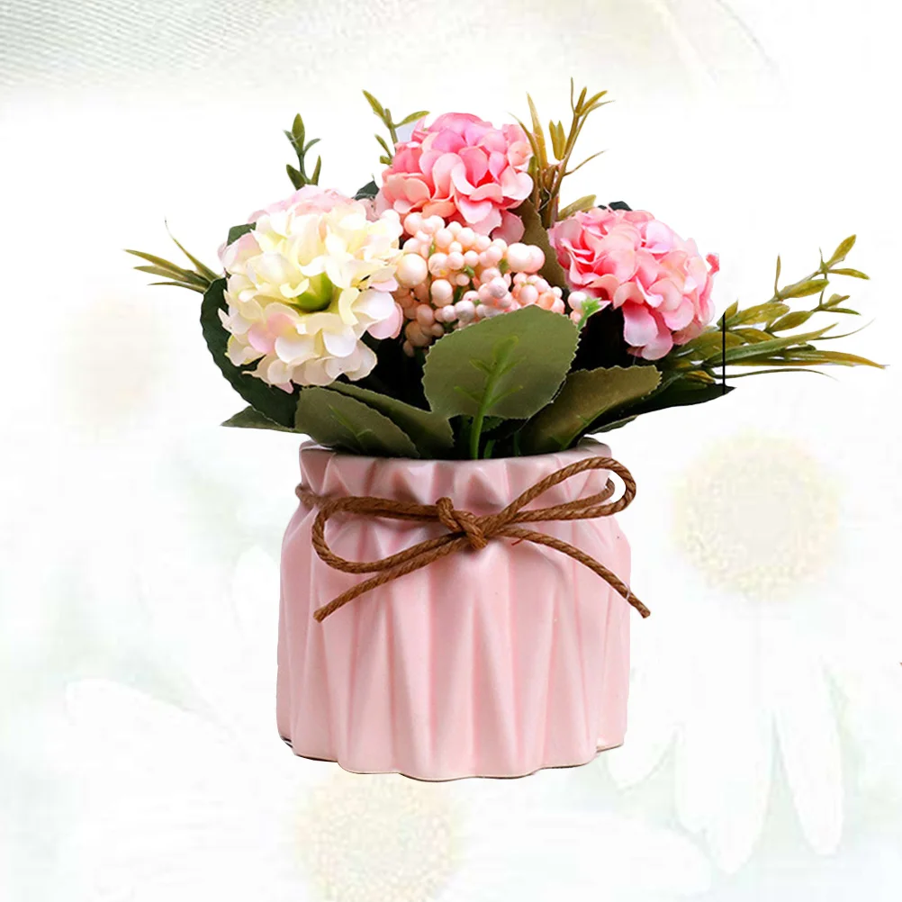 

Пластиковая искусственная Роза, искусственная зеленая имитация травы, искусственные цветы, растения с горшками для домашнего декора)