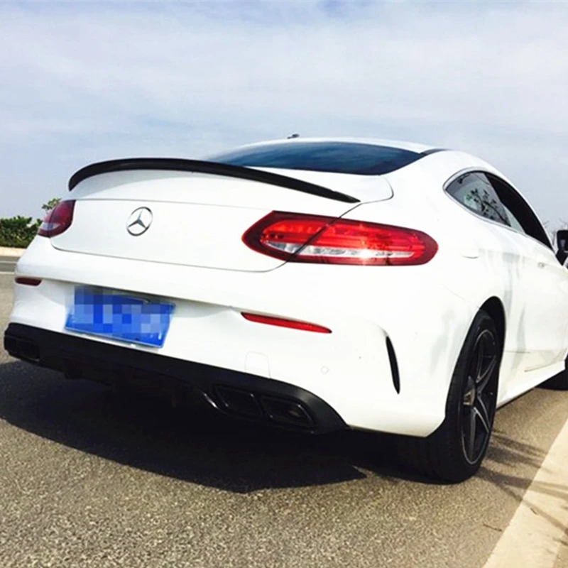 Спойлер для заднего крыла AMG Style W205 Coupe из углеродного волокна Benz C180 C200 C250 C300 C350 C63