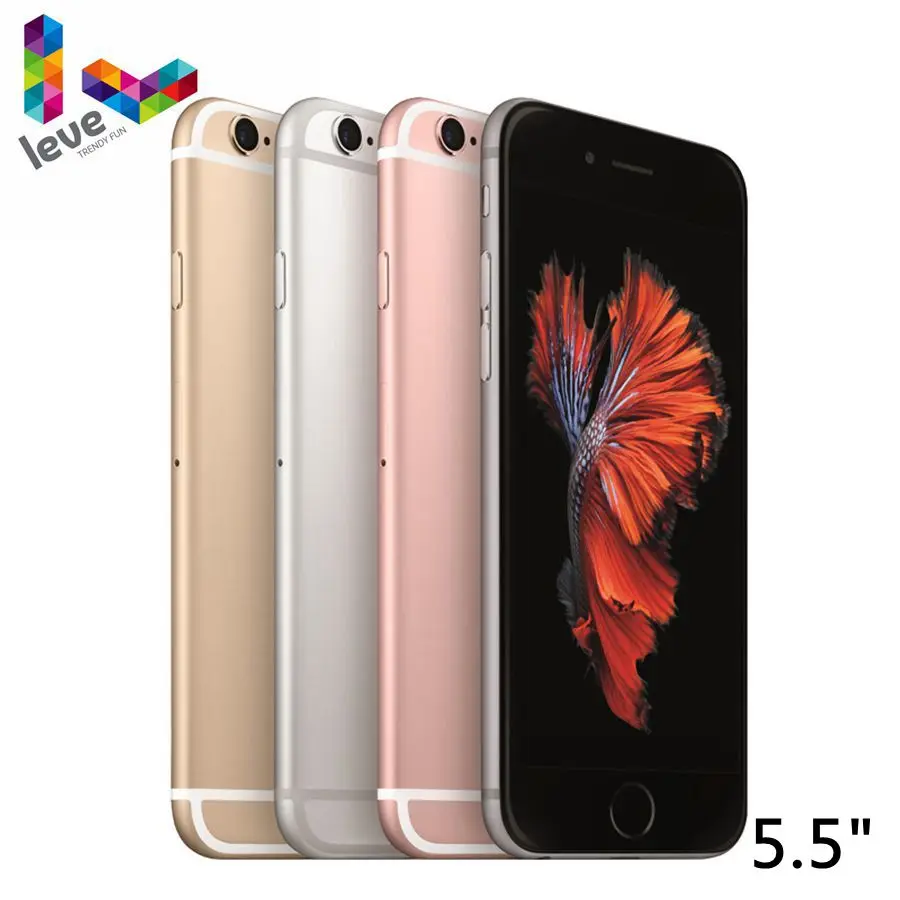 

Apple iPhone 6S Plus оригинальный iOS 6SP двухъядерный 5,5 ''12MP 2G RAM 16 & 32 & 64 & 128G ROM отпечаток пальца 4G LTE разблокированный телефон