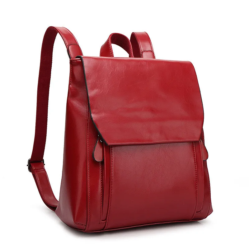 

New style backpack ladies fashion pu leather backpack student school bag mother bag travel Korean multifunctional school bag