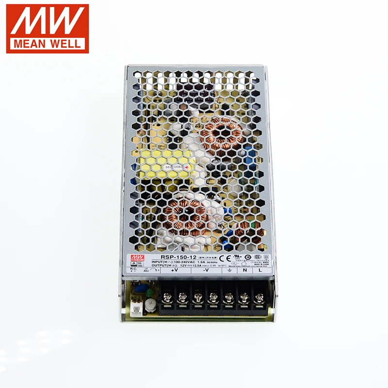 Светодиодное освещение MEAN WELL RSP-150 Series DC3.3V 5V 7 5 V 12V 13 15V 24V 27V 48V 150W с функцией PFC