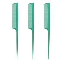 3 pack tail combs styling comb brush carbon fiber anti static styling tail comb and heat resistant tail comb for all hair types