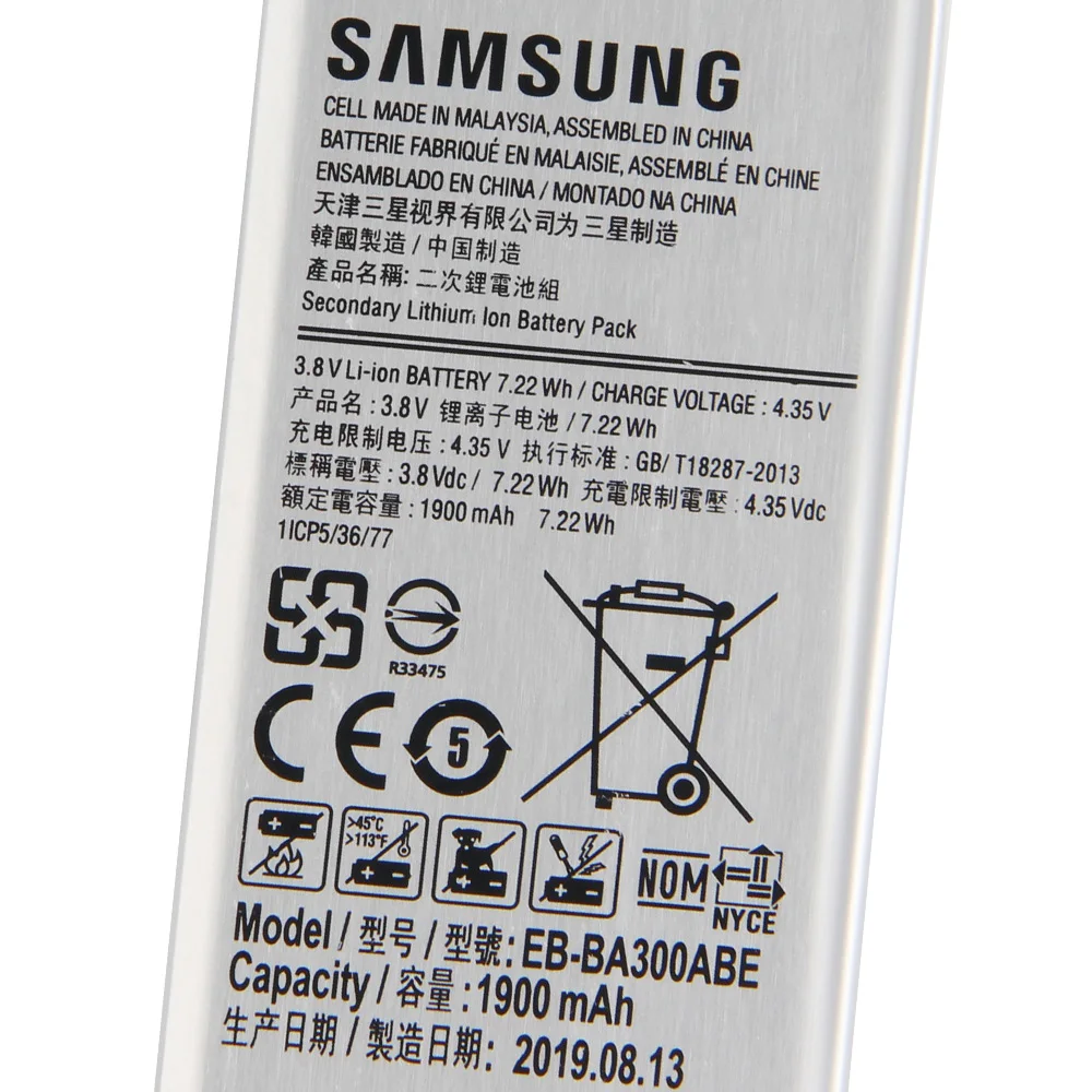 Samung оригинальный аккумулятор EB BA300ABE для SAMSUNG GALAXY A3 2015 A3009 A300 A300X A300H A300F A300FU A300G A300M