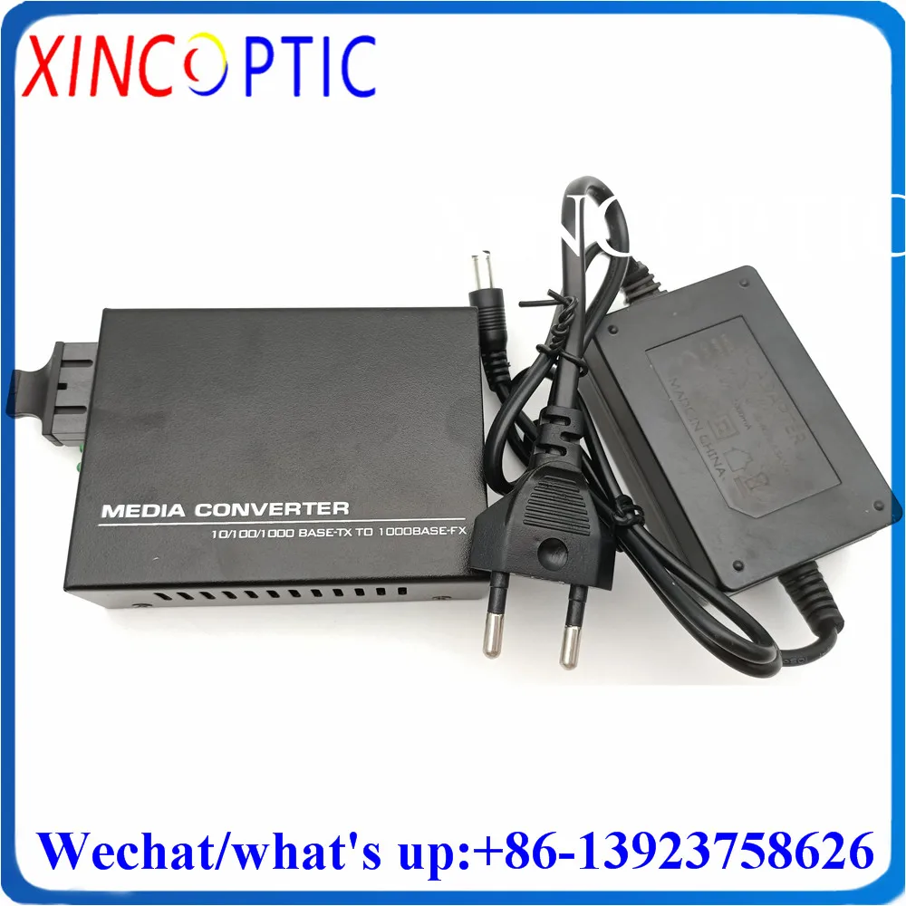 10/100/1000 м 60 км гигабитный нм Ethernet волоконно-оптический медиа-конвертер
