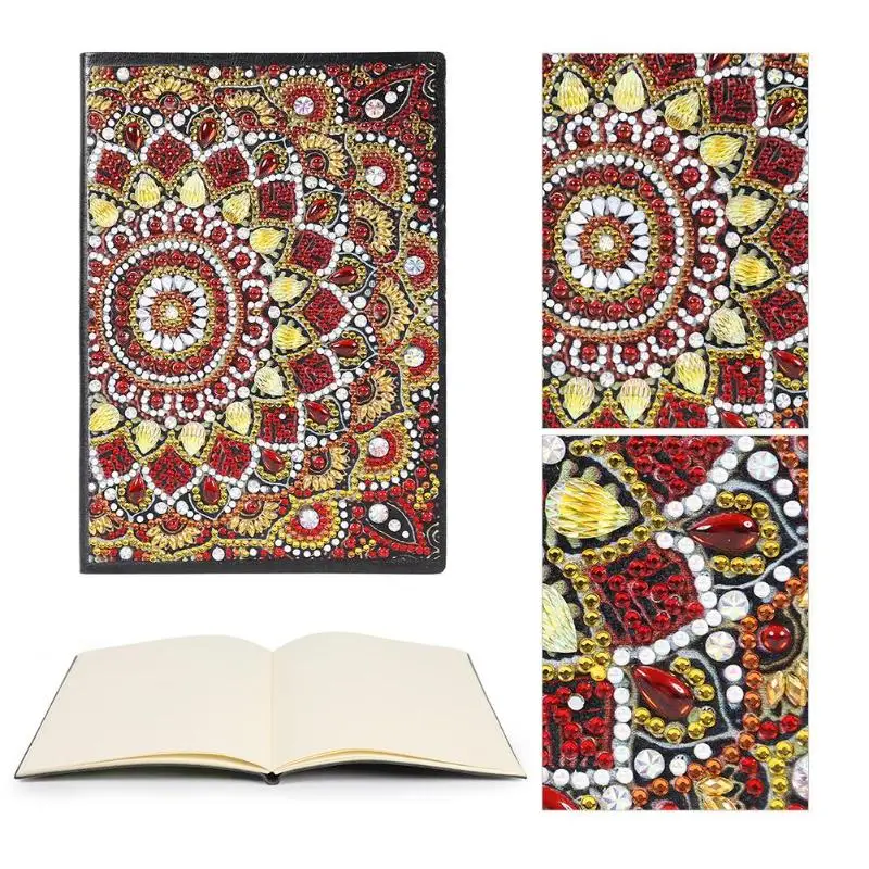 Алмазная живопись с мандалой 50 страниц|Алмазная мозаика и вышивка| |