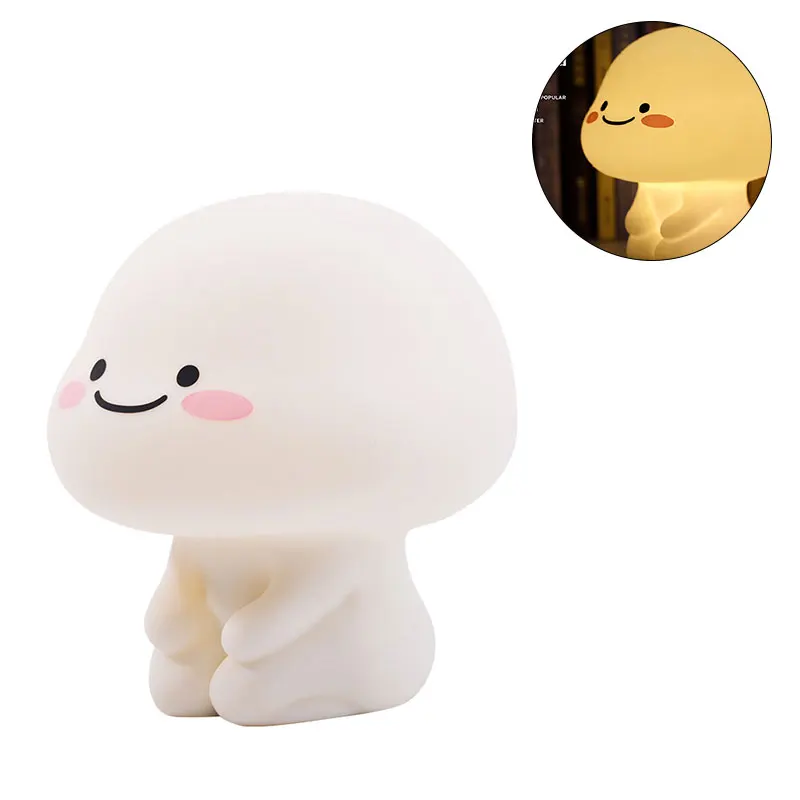 

Environmental Protection Lamp Soft Silicone Touch Sensor Cartoon Night Light Cute Kid Shaped Lamp Durable Luces Drop Shipping