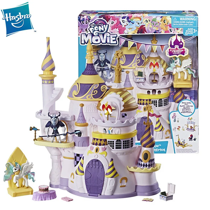 

Original Hasbro My Little Pony Friendship Is Magic Collection Canterlot Castle Fashion Figures Model Doll Birthday Gift Kids Toy