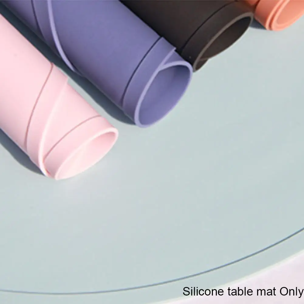 

Food Grade Silicone Placemats for Dining Coaster Table Table Runner Place Mat Tableware Pad In Kitchen Accessories Cup Wine Mat