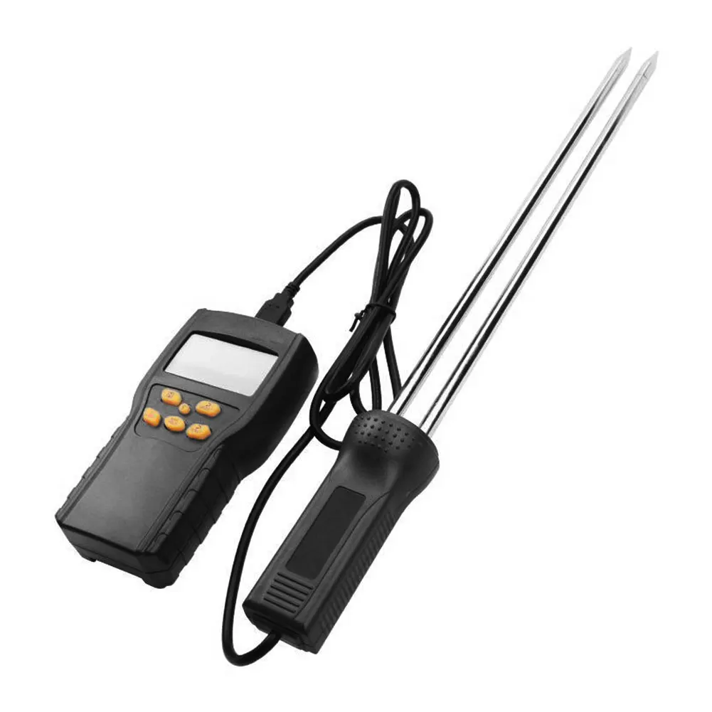 

Digital Grain Moisture Meter MD7822 LCD Display Humidity Tester Contains Wheat Corn Rice Moisture Test Meter with Long Probe