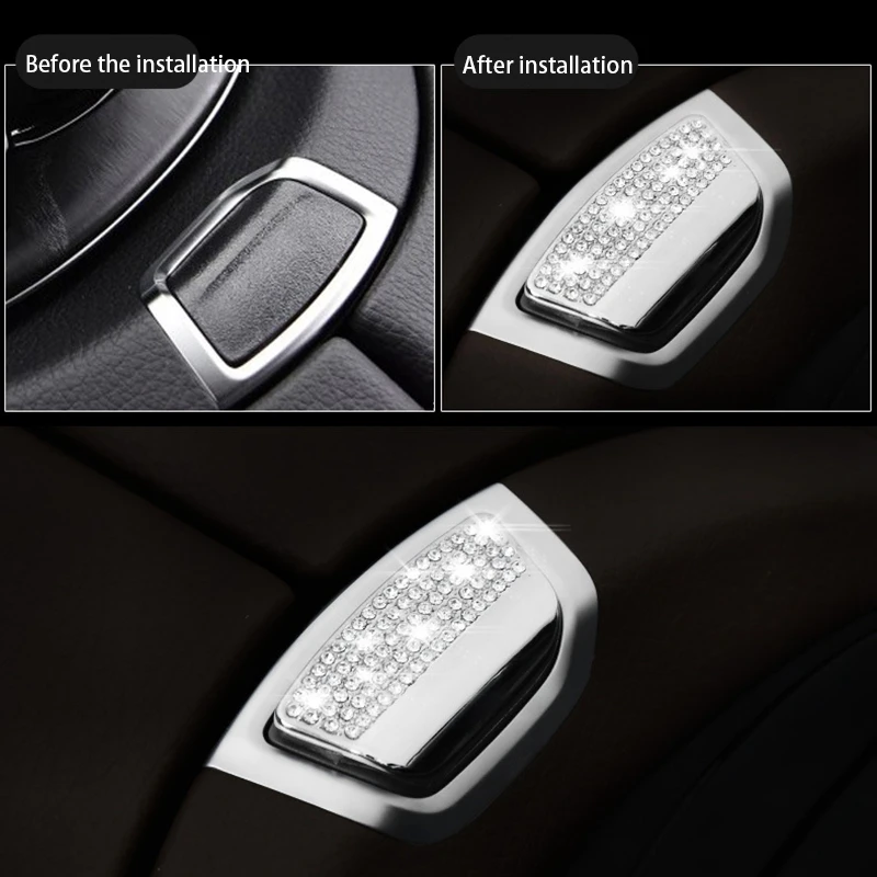 Хрустальная консоль подлокотник крышка переключателя накладка подходит для Benz E