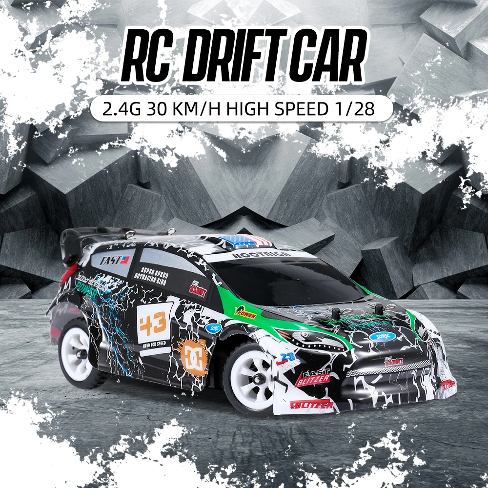 WLtoys K989 1/28 4WD RC Дрифт автомобиль 30 км/ч высокая скорость RC гоночный автомобиль 2,4G пульт дистанционного управления автомобиль игрушки для детей подарок