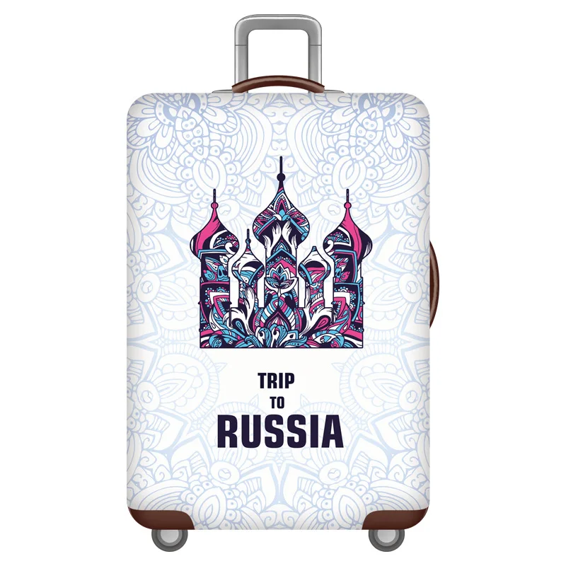 13 Luggage Box Elastic Protective Cover Travel Accessories For Travel Trolley Dust Cover 18-32 inch Thicken Luggage Protective Cove - Цвет: 13