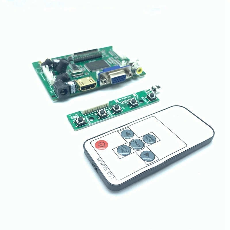 7-дюймовый ЖК TFT-дисплей HDMI VGA монитор Sn + пульт дистанционного управления для Raspberry