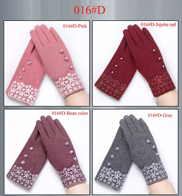 ECOBROS классические Luvas de inverno женские модные зимние перчатки для активного отдыха, спортивная теплая и бархатная перчатки для сенсорного экрана перчатки