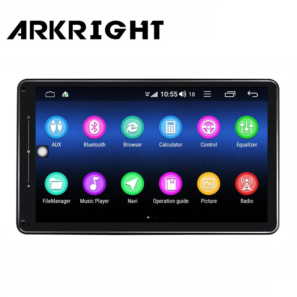 ARKRIGHT 1280*720 10 1 &quot1Din Adroid мультимедийное радио GPS DSP автомобильное Автомобильный