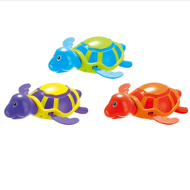 1PC Random Color Bath Toys New Animal Turtle Dolphin Baby Shower Baby Swim Play Toy Swimming Pool Accessories Baby Play In Water