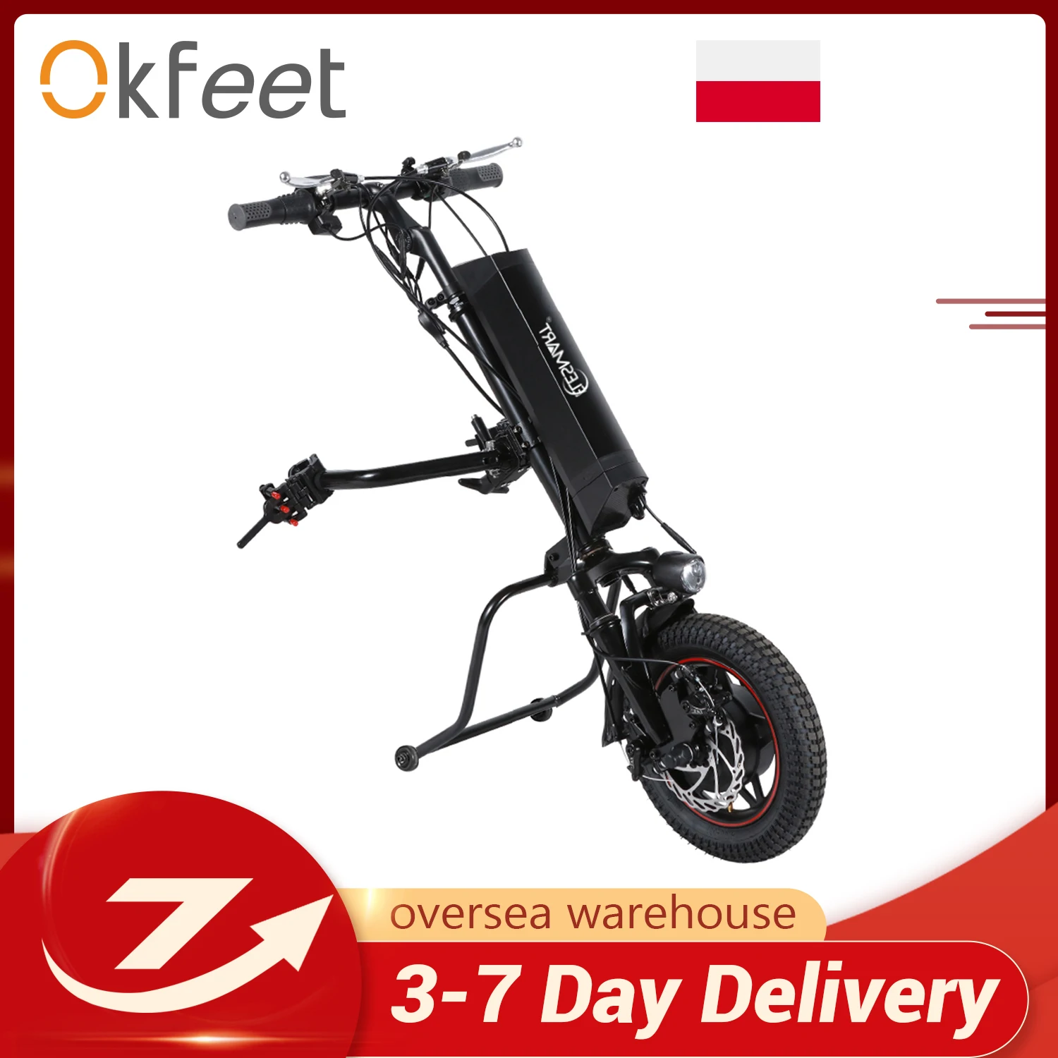 Комплект для преобразования электроинвалидной коляски трактора КТ ЖК дисплей