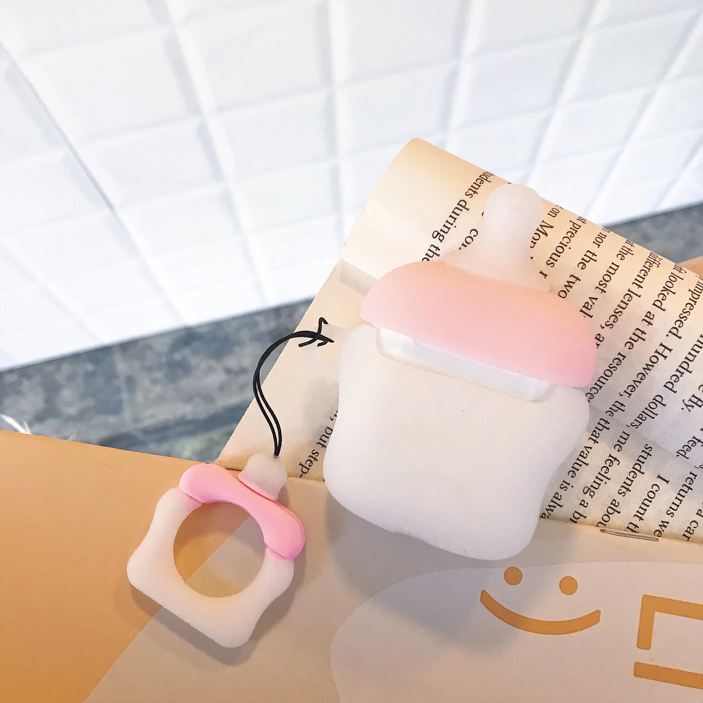 5 Новые Мультяшные беспроводные bluetooth наушники чехол для Apple AirPods силиконовые зарядки наушники Чехлы для Airpods 2 защитный чехол - Цвет: 5