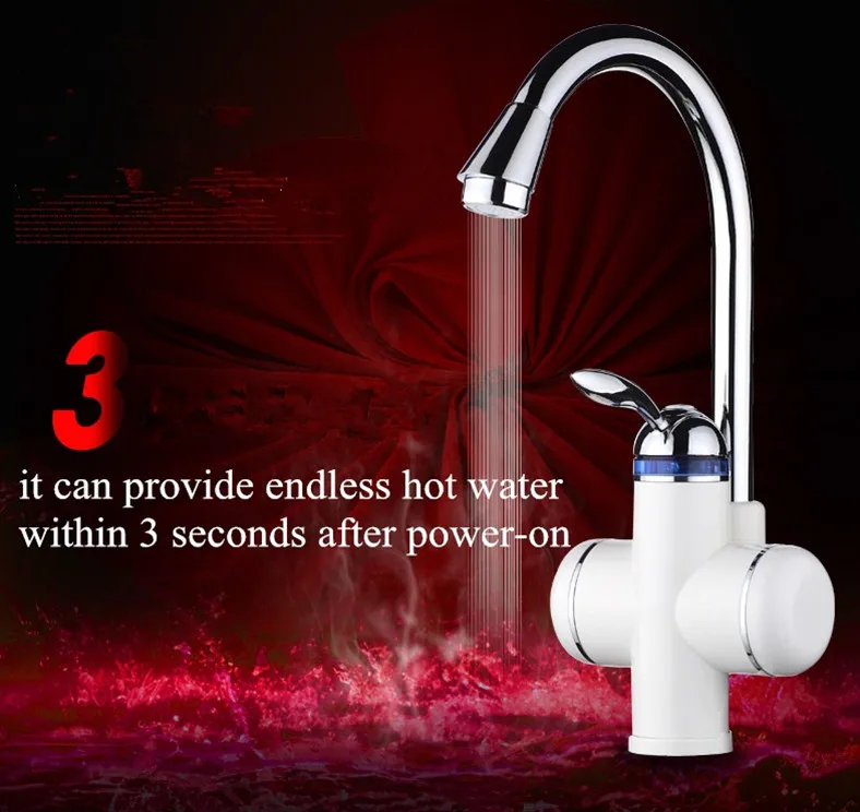 3000 Вт мгновенный термоэлектрический индукционный водонагреватель с цифровым