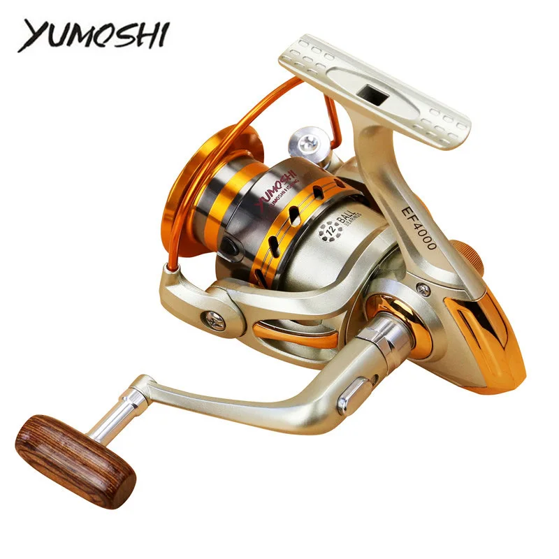 YUMOSHI спиннинговая Рыболовная катушка EF 500-9000 для морской рыбалки левая/правая 12