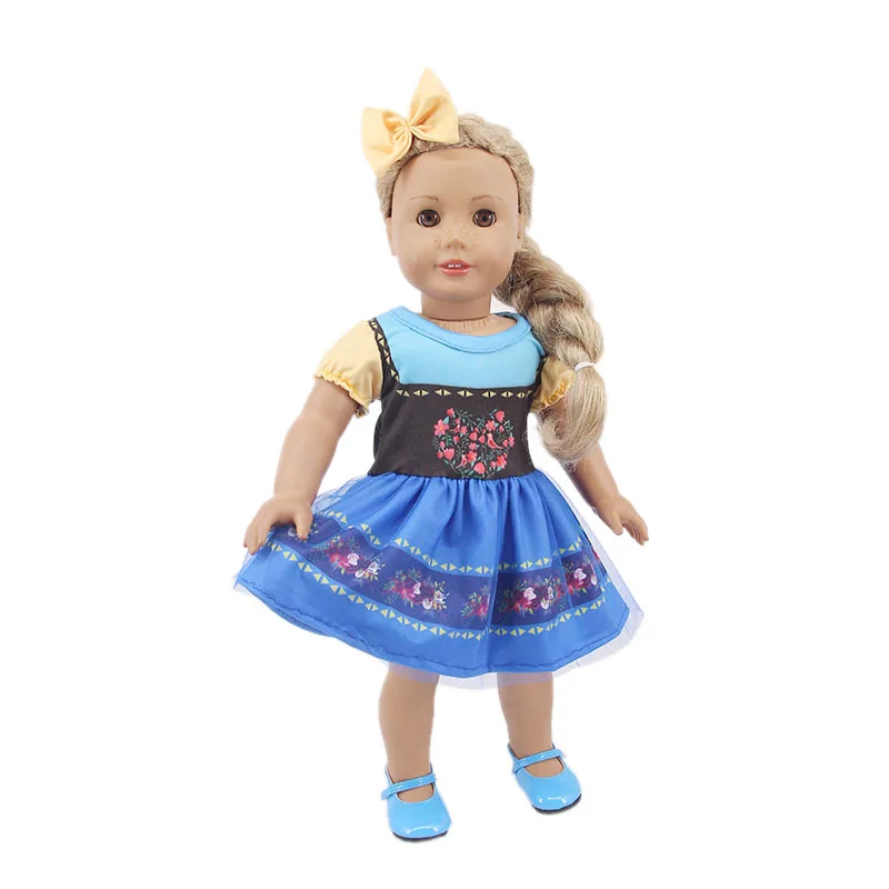 Принцесса длинная юбка на осень и зиму Fit 18 дюймов принятые в США 43 см для ухода за