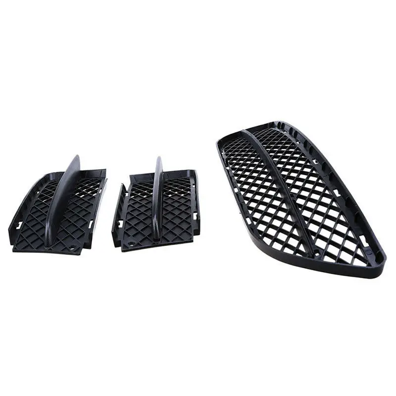 Передний бампер Нижняя Центральная решетка сетчатая лампа рамка Накладка для BMW 3