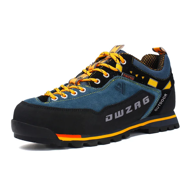 

Leather Hiking Shoes Men Waterproof Hiking Boots Mountain Climbing Shoes Outdoor Hiking Boots Trekking Sport Sneakers Boots