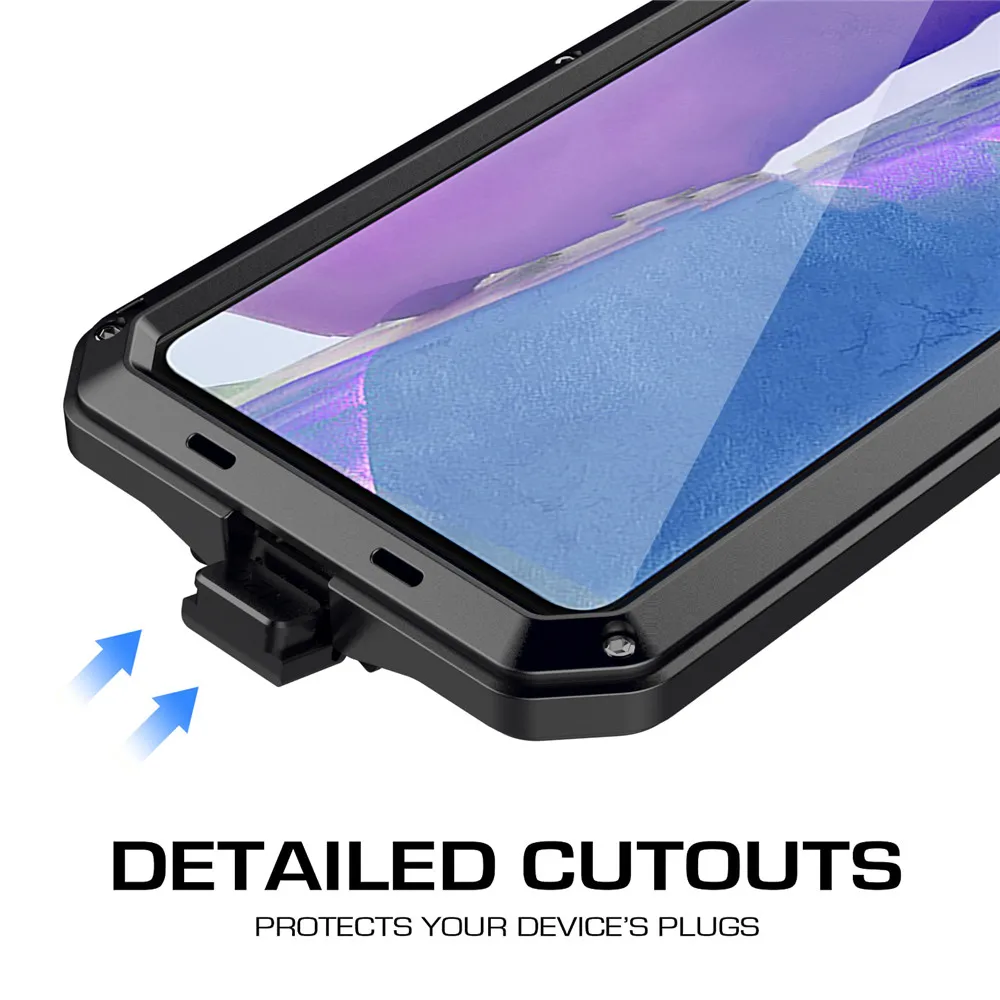 

Pet soft film + Heavy Duty Luxury doom Armor Case For Samsung Galaxy S20 S20Plus S20U Note20 Note20Ultra 5G Shock Drop Proof
