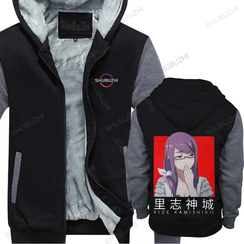 

Kawaii Rize Kamishiro Tokyo Ghoul fleece pullover Men Anime Japane Manga hoodie Graphic warm coat Pure Cotton thick hoodies Gift