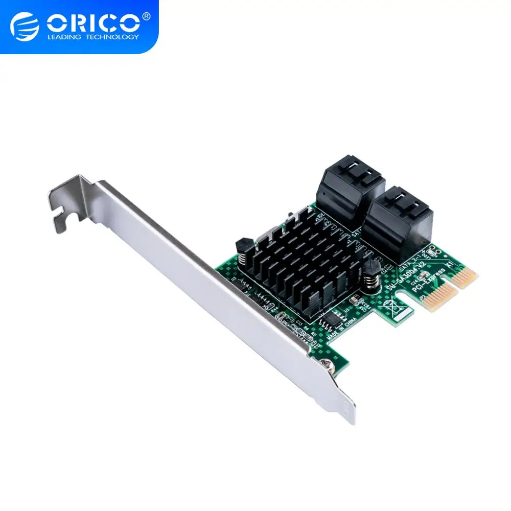 Карта расширения ORICO с 4 портами SATA3.0 PCI Express на 6 Гбит/с SATA III 3 0|Платы расширения| |