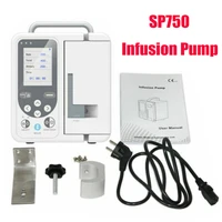 sp750 portable medical infusion pump electronic lcd real time rechargable high accuracy volumetric digital infusion pump device