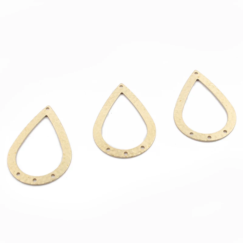 20 шт. подвески открытые капли воды молоток ремесло подвеска необработанная