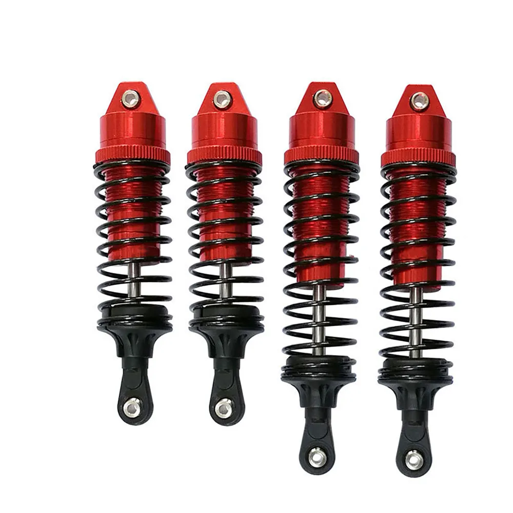 

4pcs Metal Spring Shock Absorber Damper for 1/10 Traxxas Slash 4x4 727 RC Monster Truck Accessories