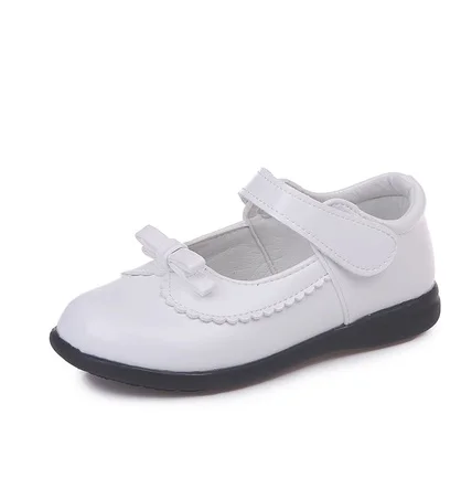 Spring Autumn Children Girls Shoes For Kids School Leather Student Black Dress 4 5 6 7 8 9 10 11 12 13-16T |