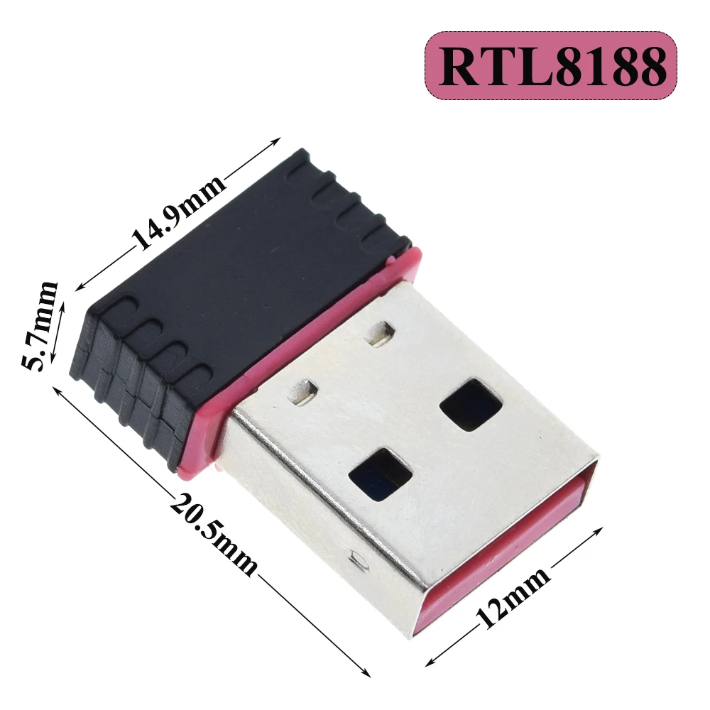 MT7601 RTL8188 мини USB Wifi адаптер 802.11n Антенна 150 Мбит/с беспроводной приемник ключ