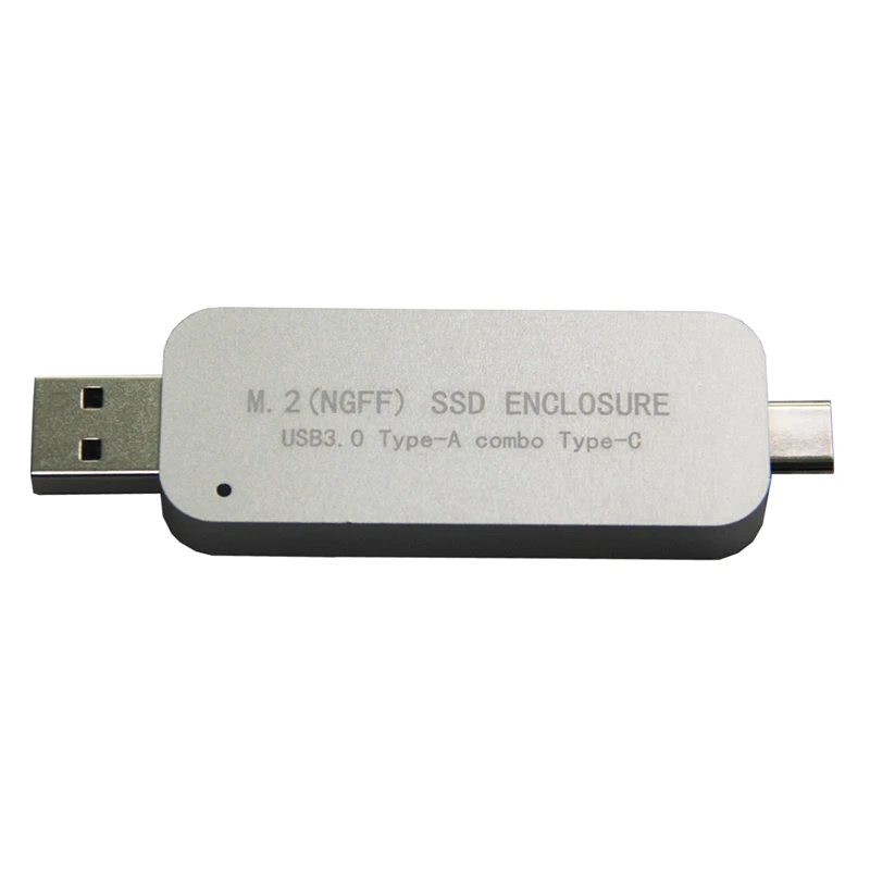 QINDIAN М.2 SSD/Жесткий диск/HDD Корпус USB 3.0 Type C Внешний кейс для жесткого диска для SSD 2230 2240.