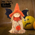 4 шт., декоративная кукла на Хэллоуин, милая плюшевая маленькая ведьма, подвеска, украшения на Хэллоуин