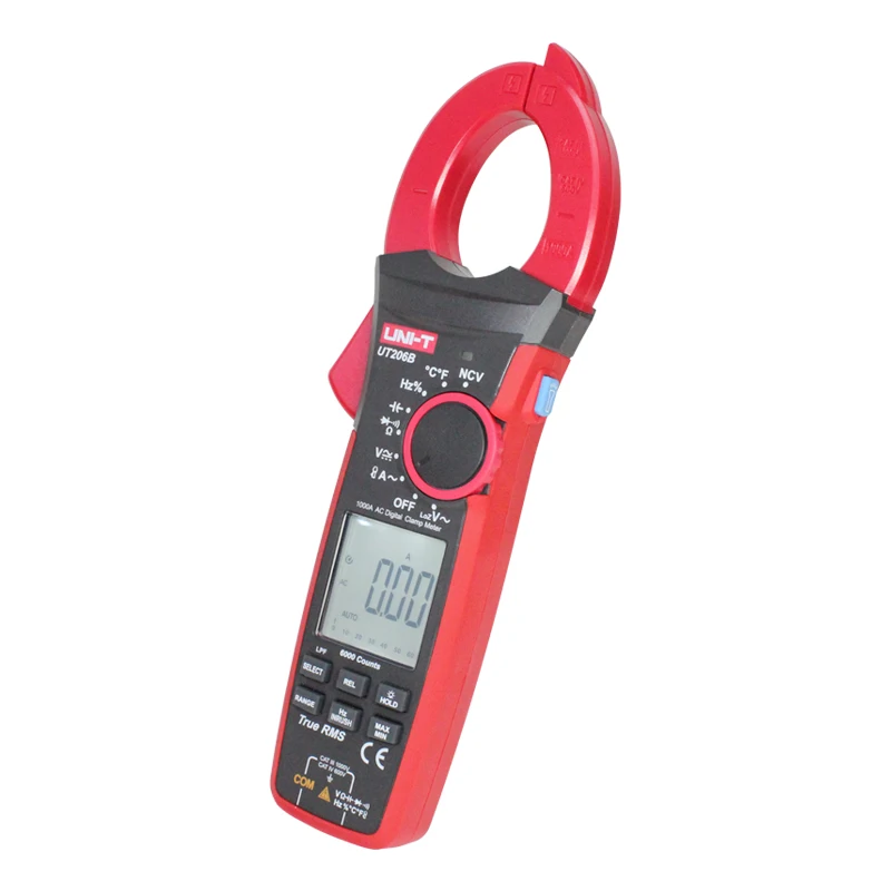 UNI T UT206B UT207B UT208B 1000A True RMS цифровой клещи Автоматический диапазон электрика