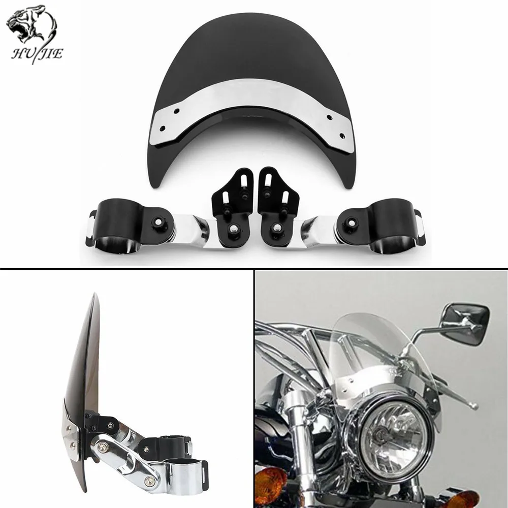 Ветрозащитные дефлекторы для мотоциклов ветровое стекло Yamaha V Star 650 XVS650 Custom XVS650A